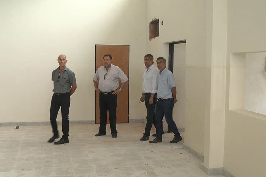 La obra en la Escuela Primaria Nº 246 del Balneario El Cóndor fue verificada por Weretilneck