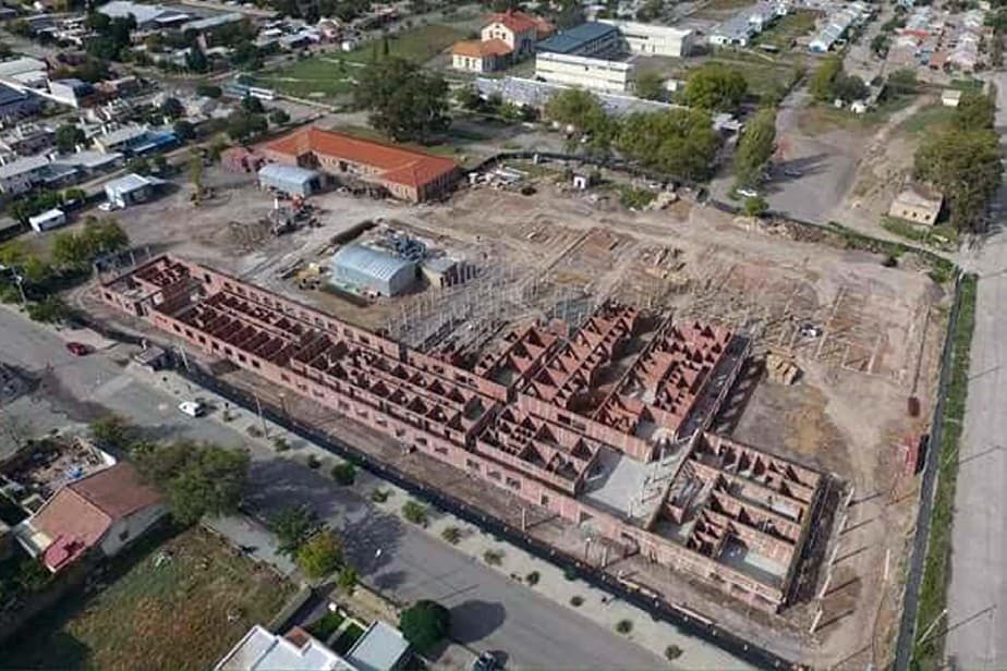Avanzan los trabajos en las obras del nuevo hospital de Allen