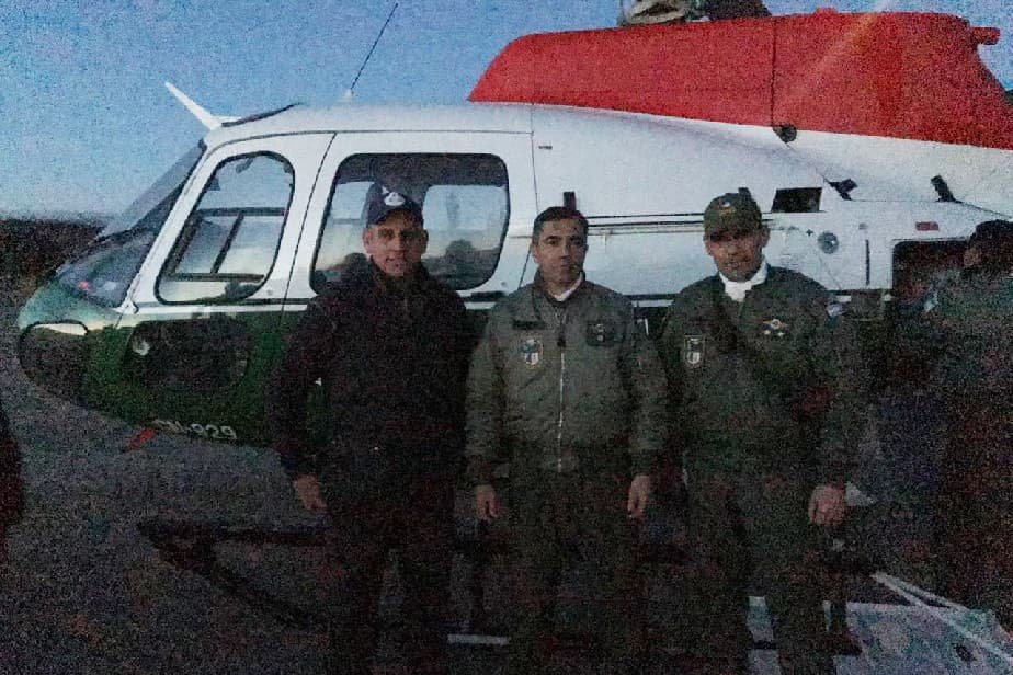 Rescataron a las familias aisladas por la nieve en la Meseta de Somuncura