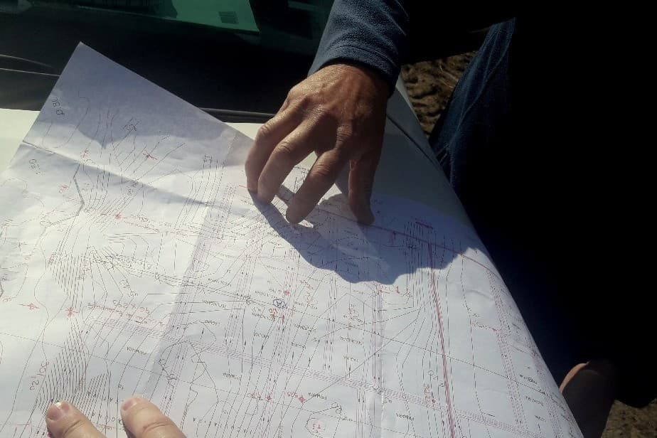 Trabajan en la construcción de la nueva planta de tratamiento de líquidos cloacales