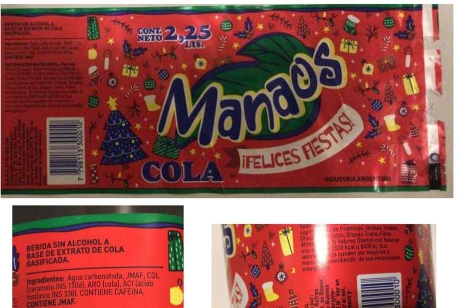 No hay que consumir algunas bebidas de ciertos lotes de Manaos