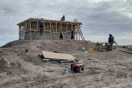 La obra de la nueva planta cloacal con vuelco cero de efluentes cloacales al río Negro tiene un importante avance