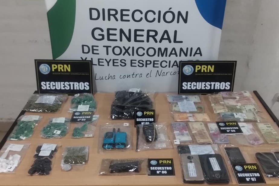 Detuvieron a una persona vinculada a una importante red de narcotráfico en Rio Negro