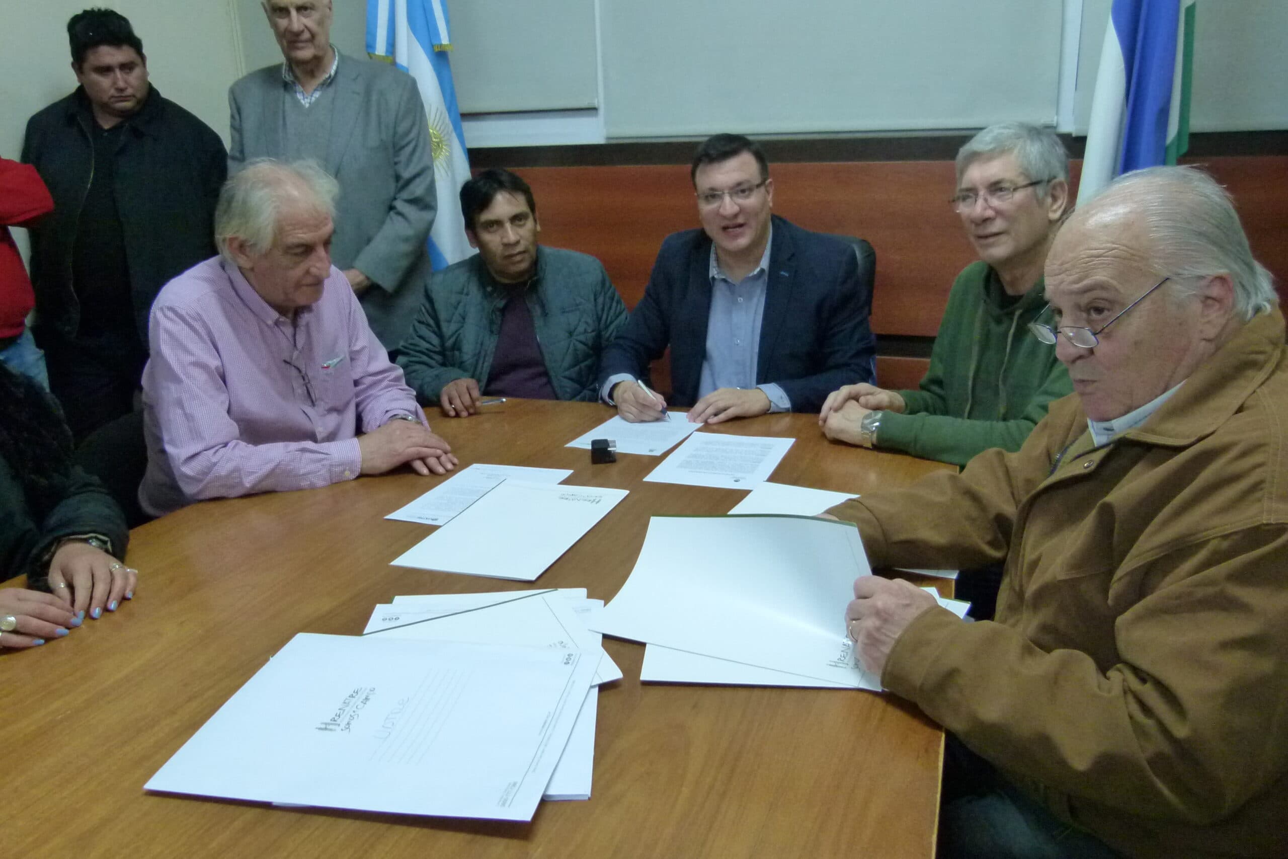 Se firmo el convenio marco con el RENATRE y UATRE