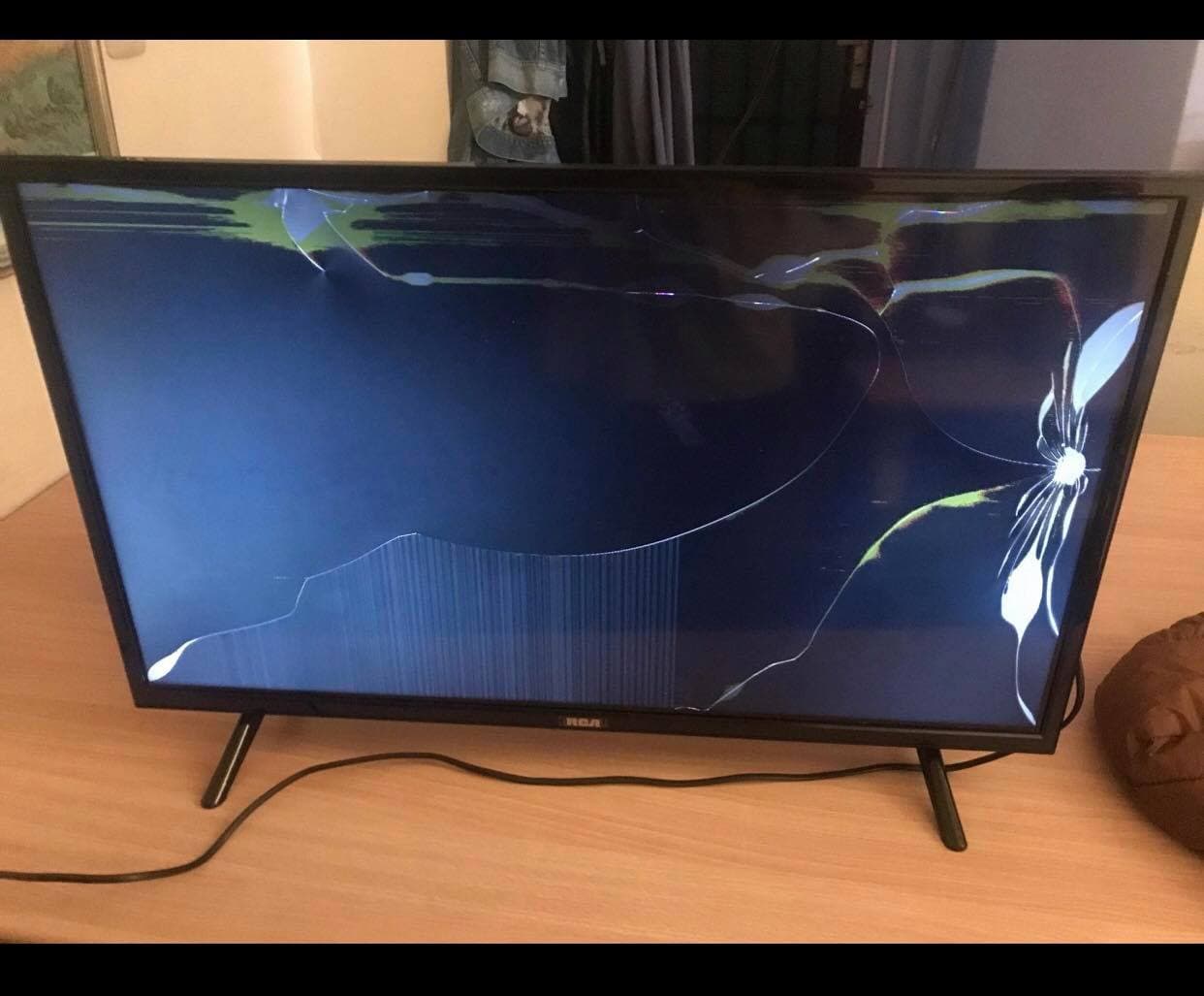 Le entregaron el televisor roto y la empresa de transporte deberá hacerse cargo de los daños