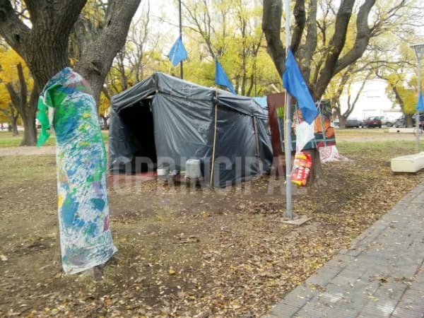 La Comunidad Mapuche levantò el acampe luego de tres meses de protesta