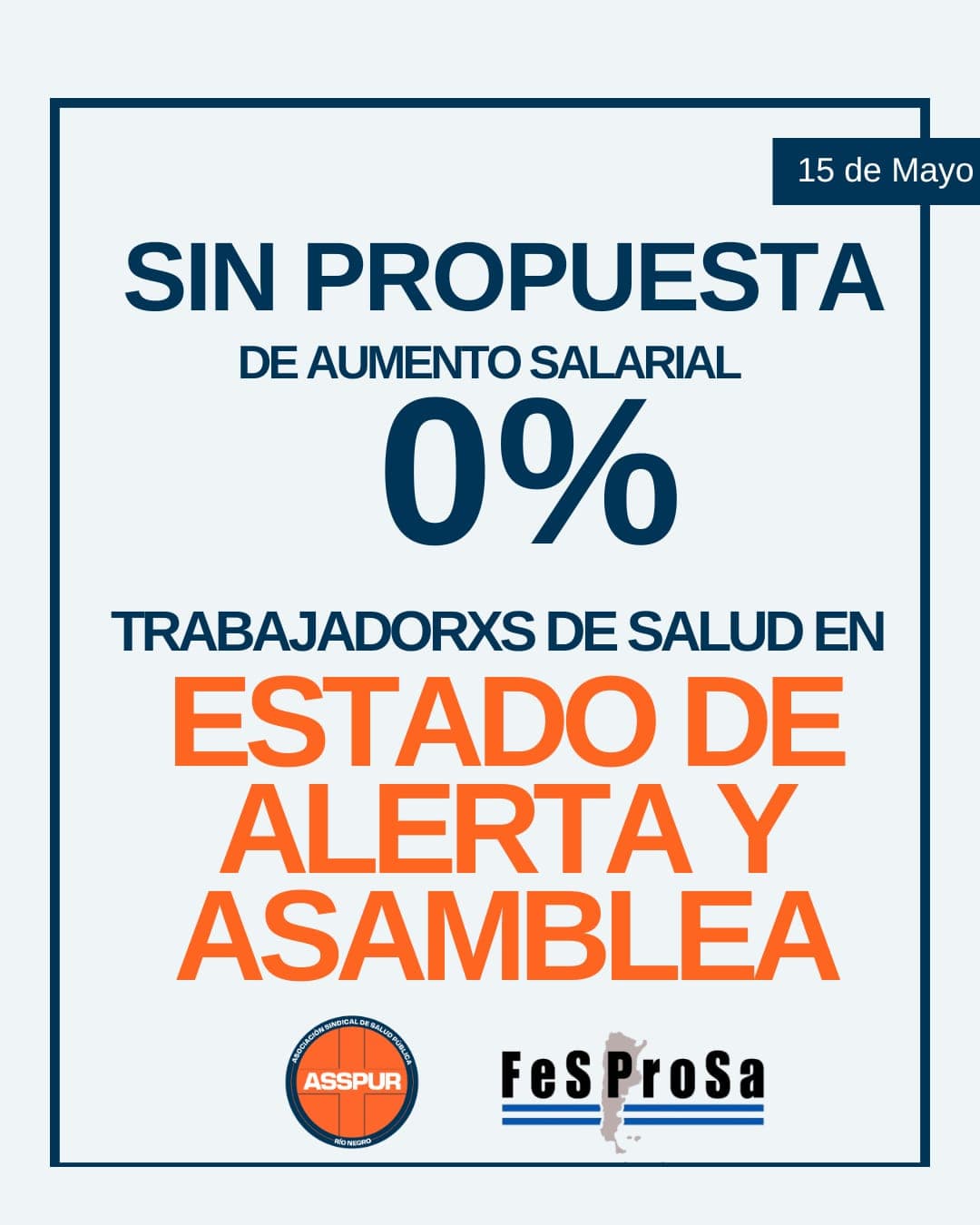 Los trabajadores de salud realizan asambleas en los 36 hospitales de la provincia solicitando mejoras salariales