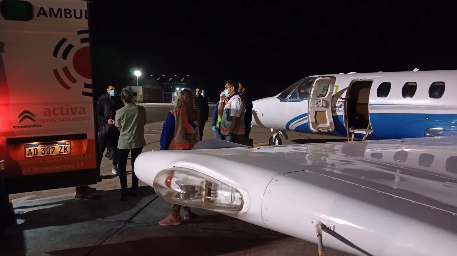 Tres vuelos en 24 horas realizó el avión sanitario de la provincia