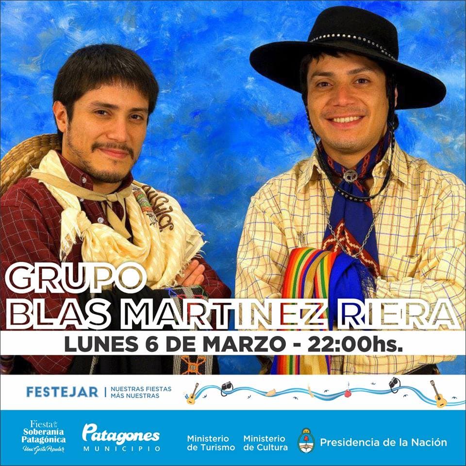 Ultima noche de espectáculos en el escenario mayor de la Fiesta de la Soberanía Patagónica