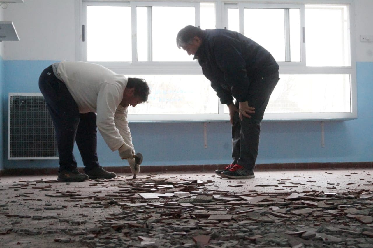 Comenzaron las obras de refacción en el “Globito Azul” de Viedma