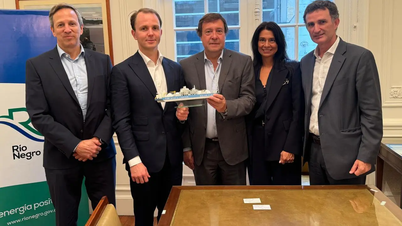 Weretilneck recibió a autoridades de la empresa Golar LNG