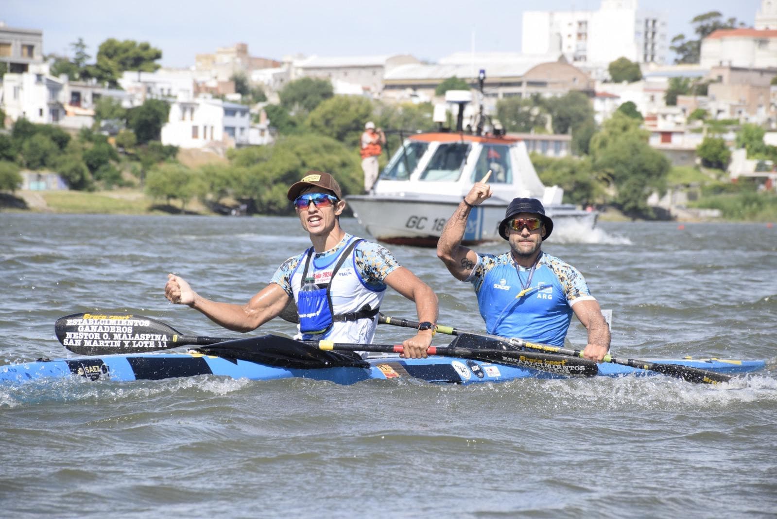Los ganadores de la Regata del Río Negro 2025 son la dupla Salinas-Cáceres