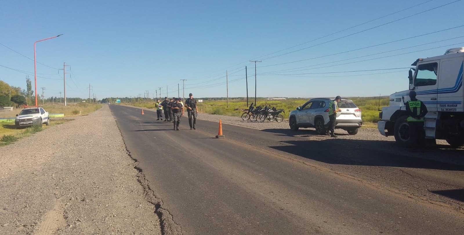 Realizan controles en las rutas del petróleo para frenar daños en el pavimento