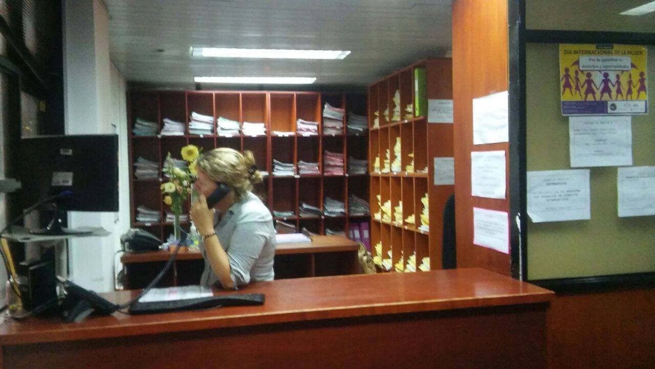 La lluvia provocó inconvenientes en el Juzgado de Familia N° 7