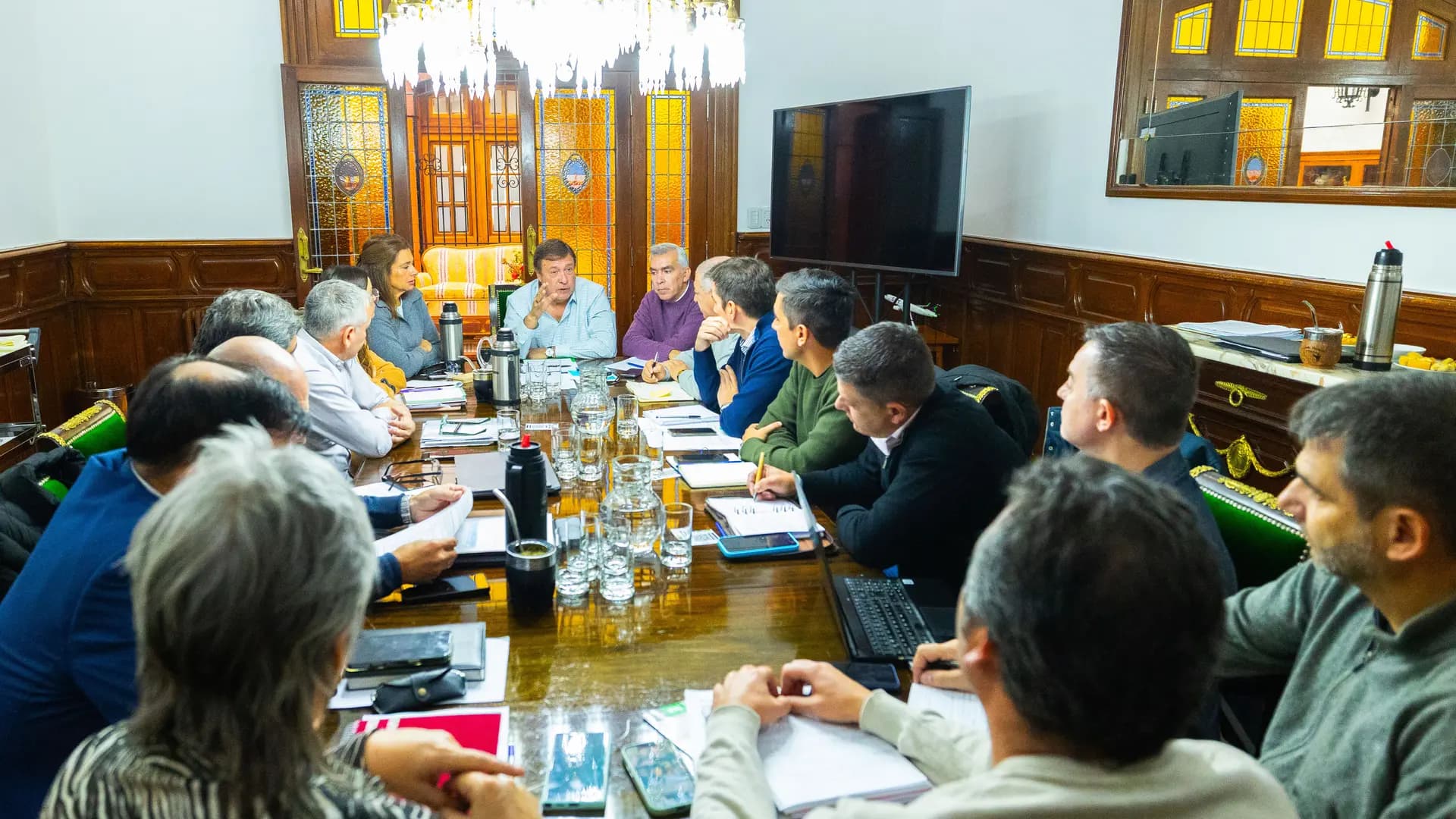 Weretilneck reunió a su gabinete y repasó su gestión y prioridades para lo que viene