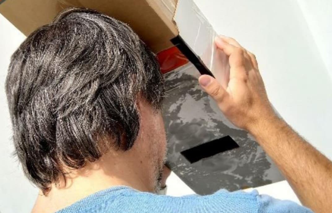Un método casero y confiable para ver el Eclipse de Sol