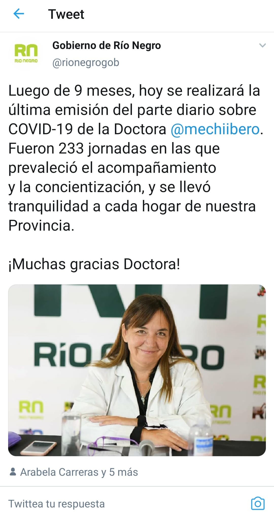 No habrán más conferencias de prensa del COVID-19 en Rio Negro
