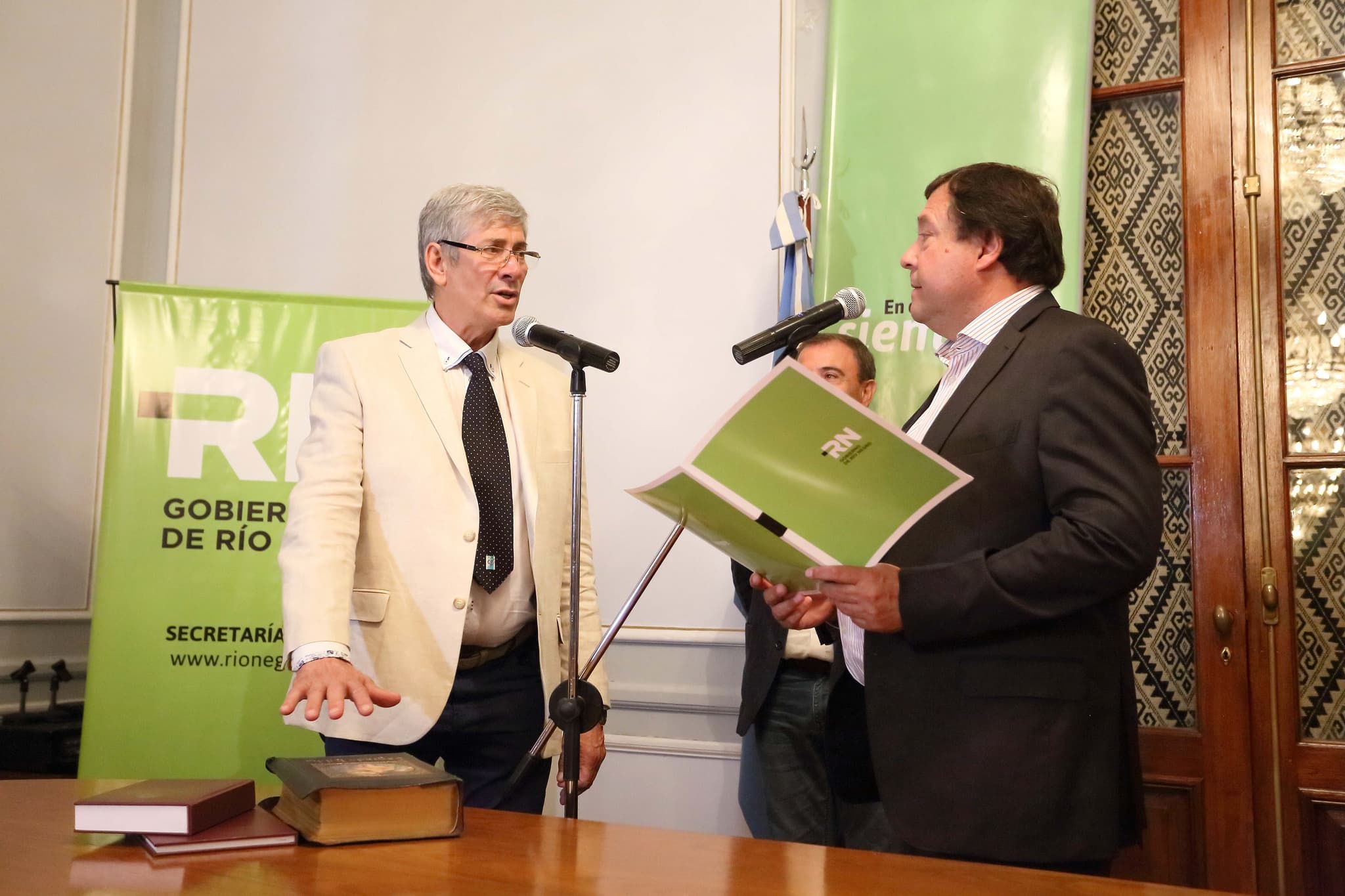 Juró Alberto Diomedi como nuevo Ministro de Agricultura, Ganadería y Pesca de la Provincia