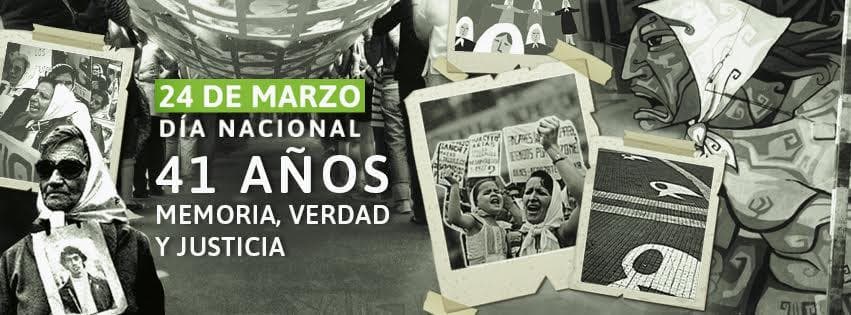 Se realizan varias actividades por el Día de la Memoria, por la Verdad y la Justicia