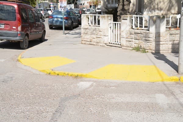 Colocaron rampas en más de 70 esquinas de Viedma