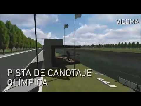Así será la pista internacional de canotaje en Viedma