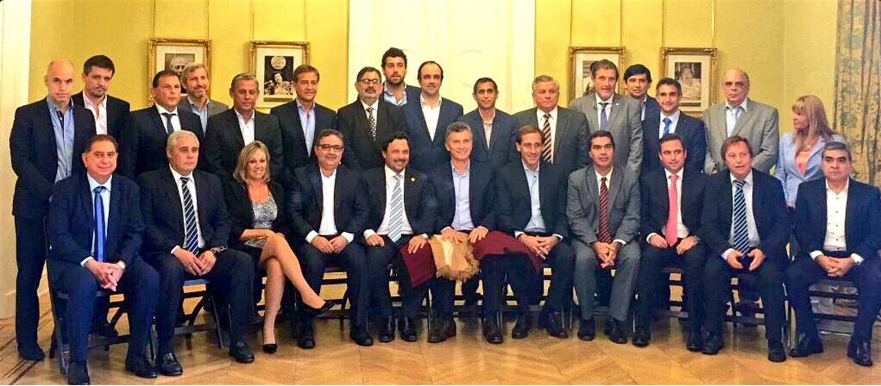 Foulkes participó junto a otros intendentes de un almuerzo con el presidente Macri