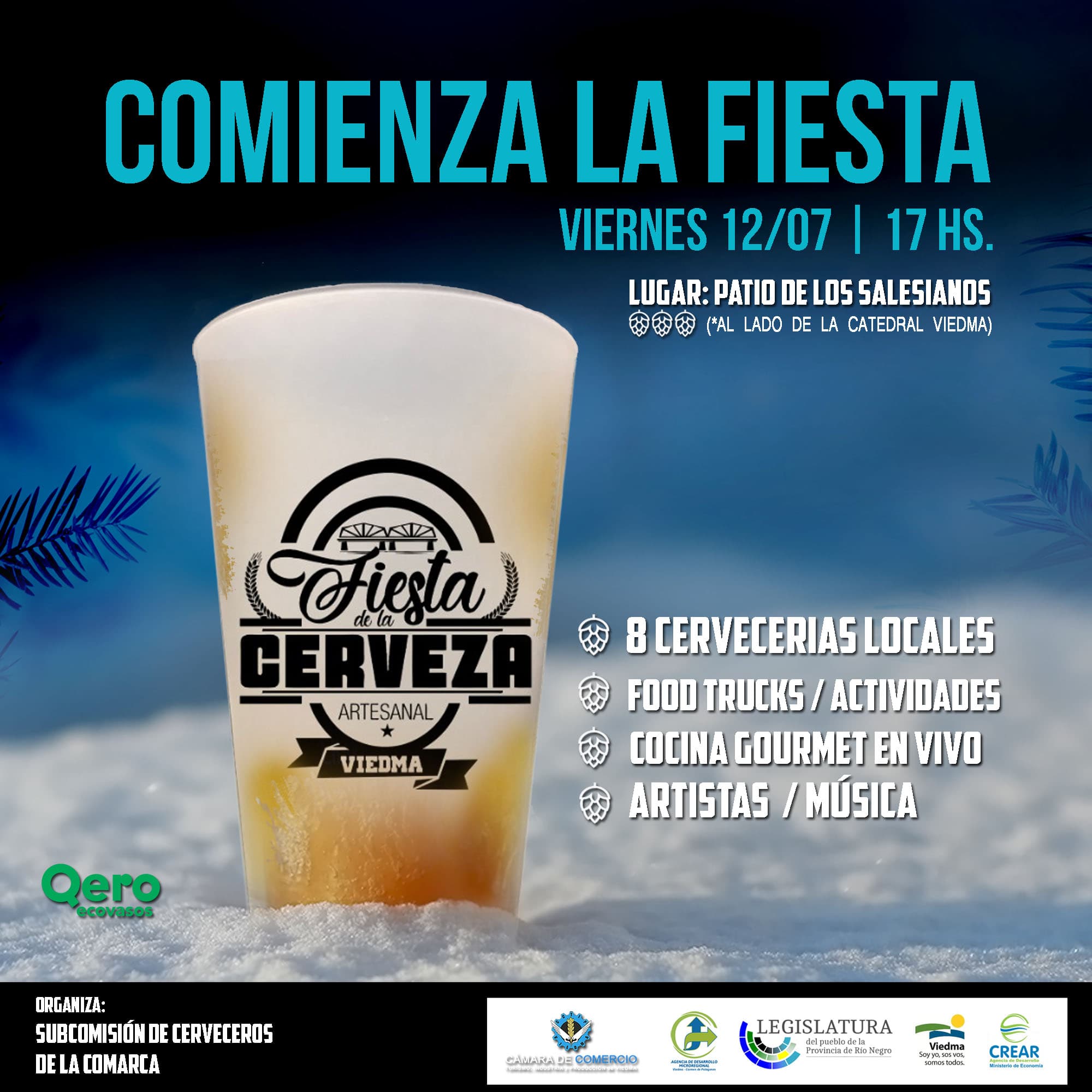 La Fiesta de la Cerveza Artesanal se realiza este fin de semana en Viedma