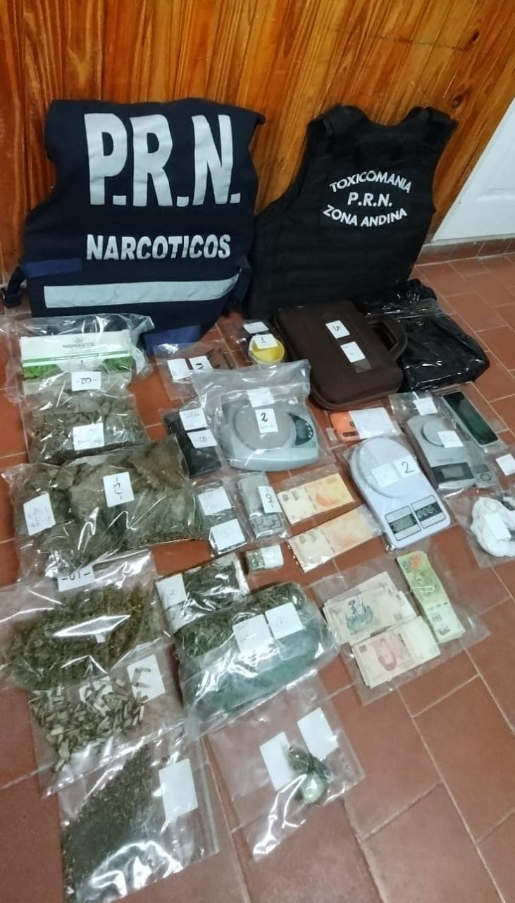 Una banda con seis puntos de venta de drogas en la provincia fue detenida