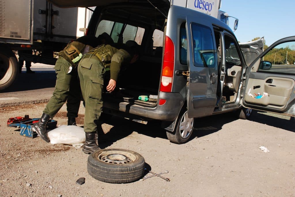 Unos 50 kilos de hojas de coca secuestró Gendarmería en Sierra Grande, hay dos detenidos