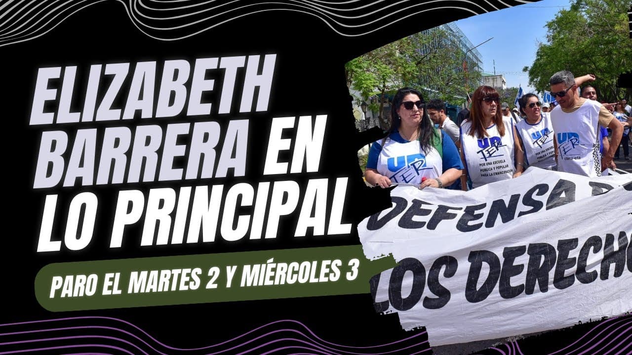 El paro docente para este martes y miércoles, está confirmado aseguró la titular de UnTER Viedma