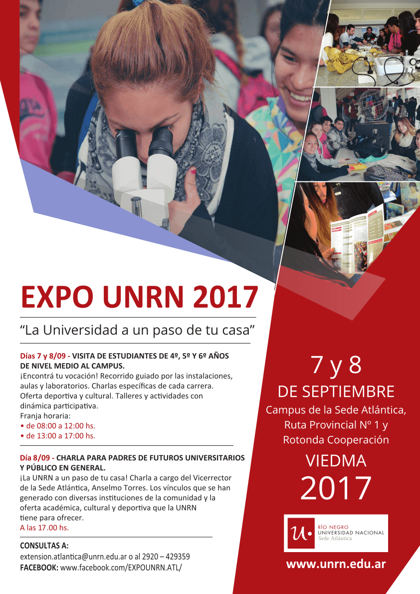 La Universidad Nacional de Río Negro se prepara para la tercera edición de la EXPO UNRN