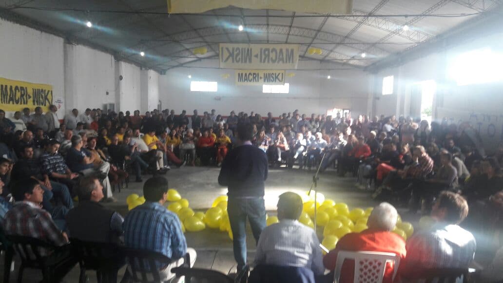 Se realizó el encuentro provincial del PRO en Beltrán, participaron unos 200 dirigentes