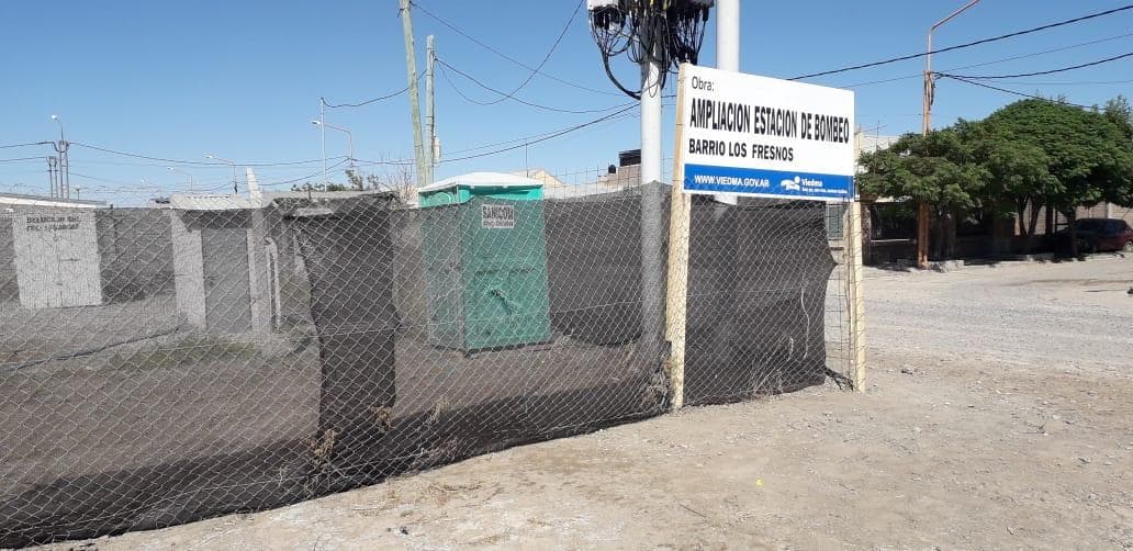 Se ampliará la estación de bombeo del barrio Los Fresnos para duplicar la capacidad de desagote