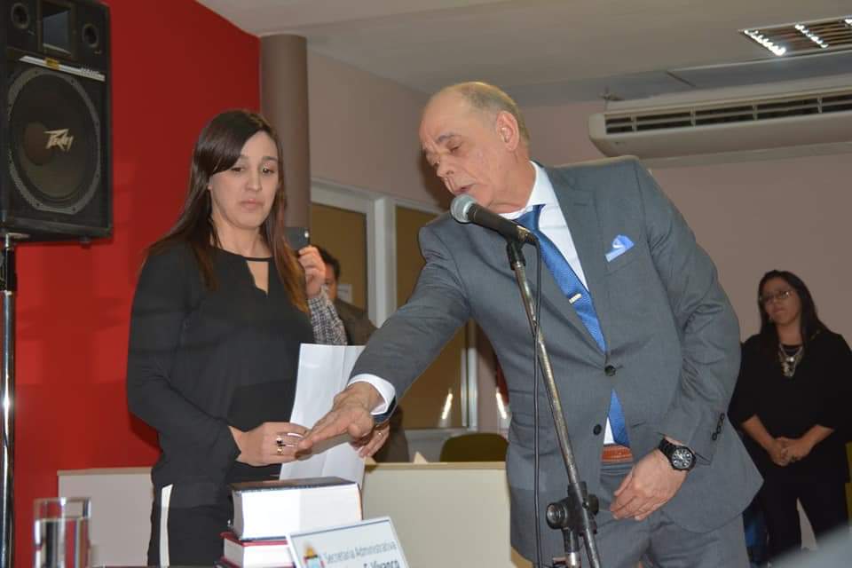 Francioni juró como intendente