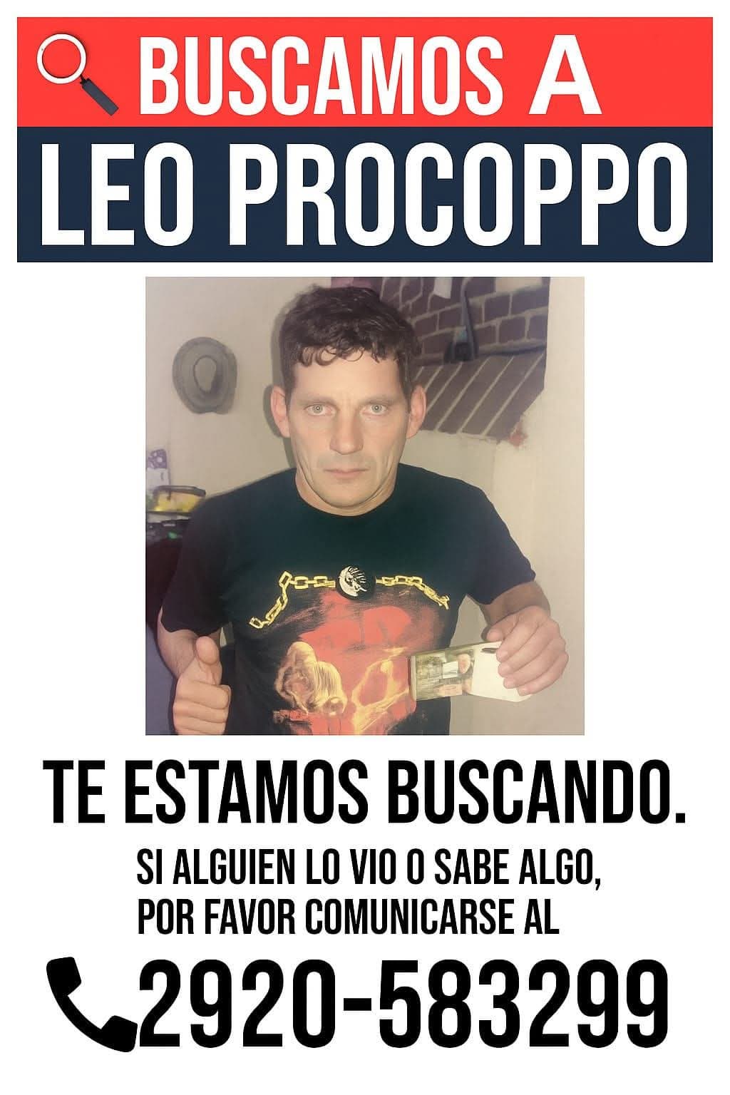 A Procoppo se lo ve descendiendo al río y una familiar dice que espera que aparezca para darle el último a dios