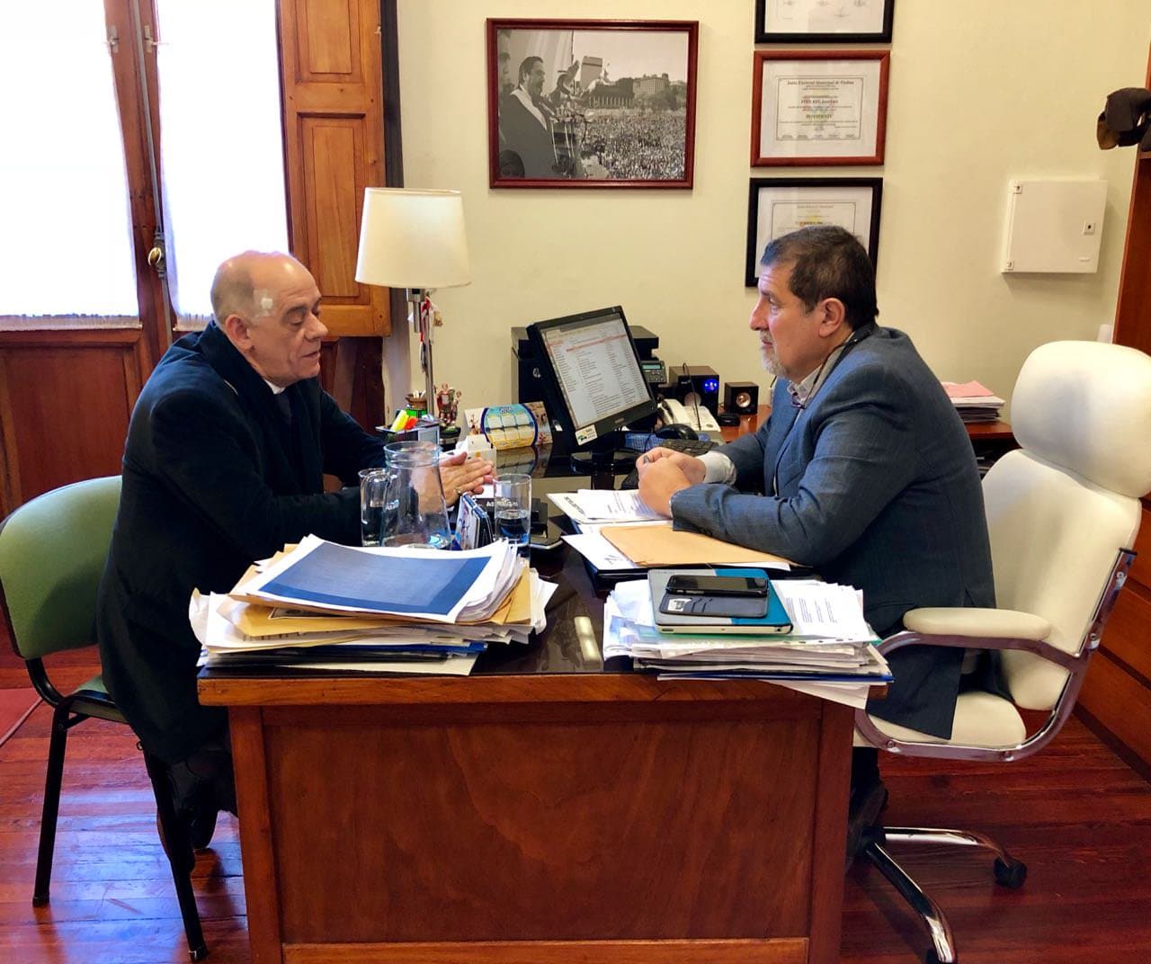 Se reunieron Francioni y Foulkes por la asunción de la Defensora del Pueblo