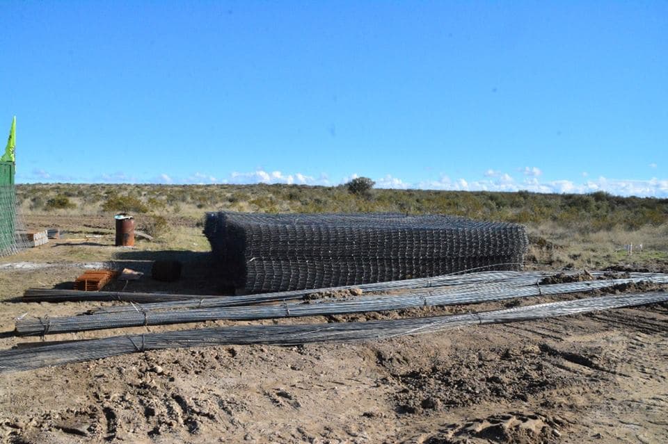 Avanza la construcción del relleno sanitario para el depósito final de la basura