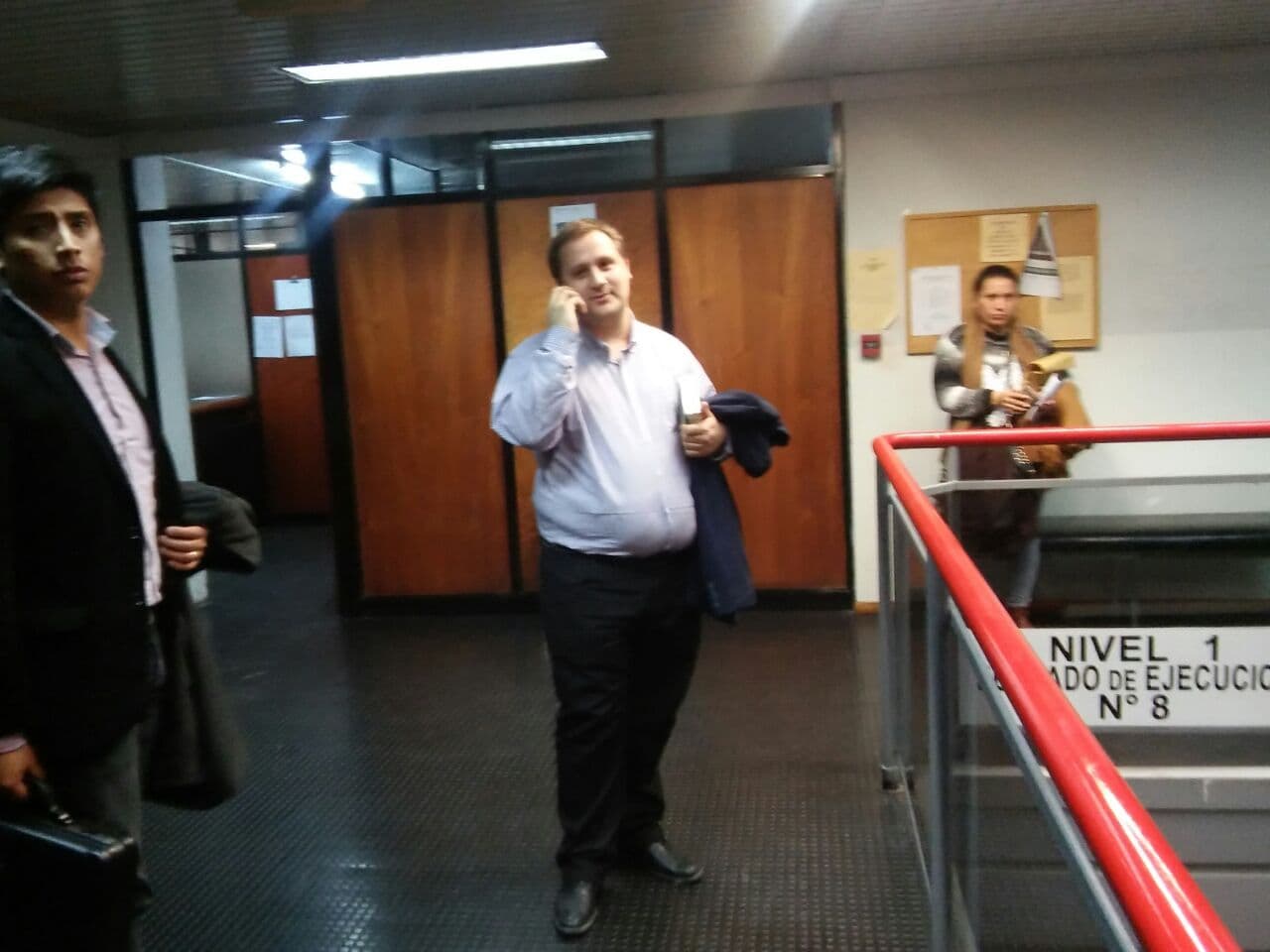 Galiano quedó en libertad, los demás detenidos