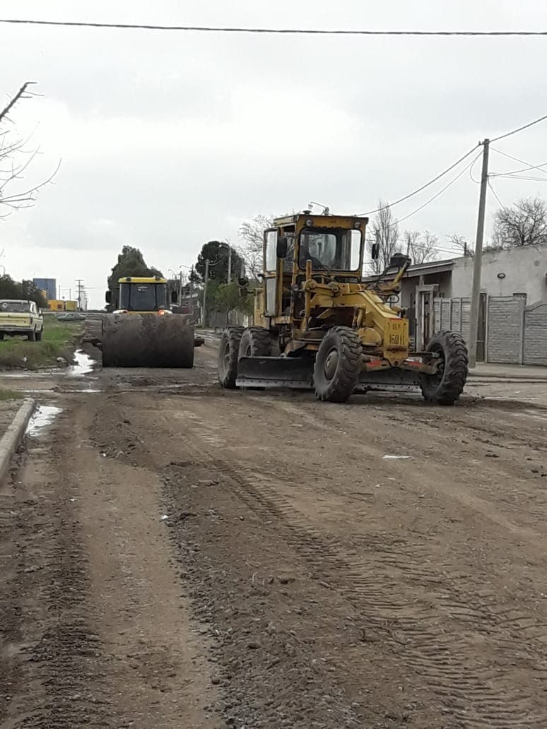 En Patagones continúa con la reparación de calles en Carmen de Patagones