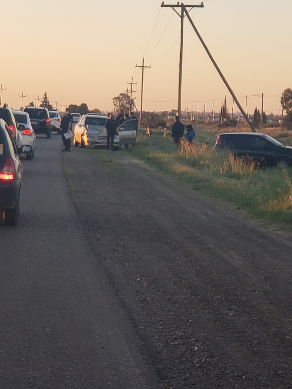 Choque en la ruta N°1 en pleno retorno de la gente que disfrutó de El Cóndor