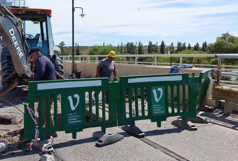 Comenzaron con la obra de reparación del Puente Ferrocarretero