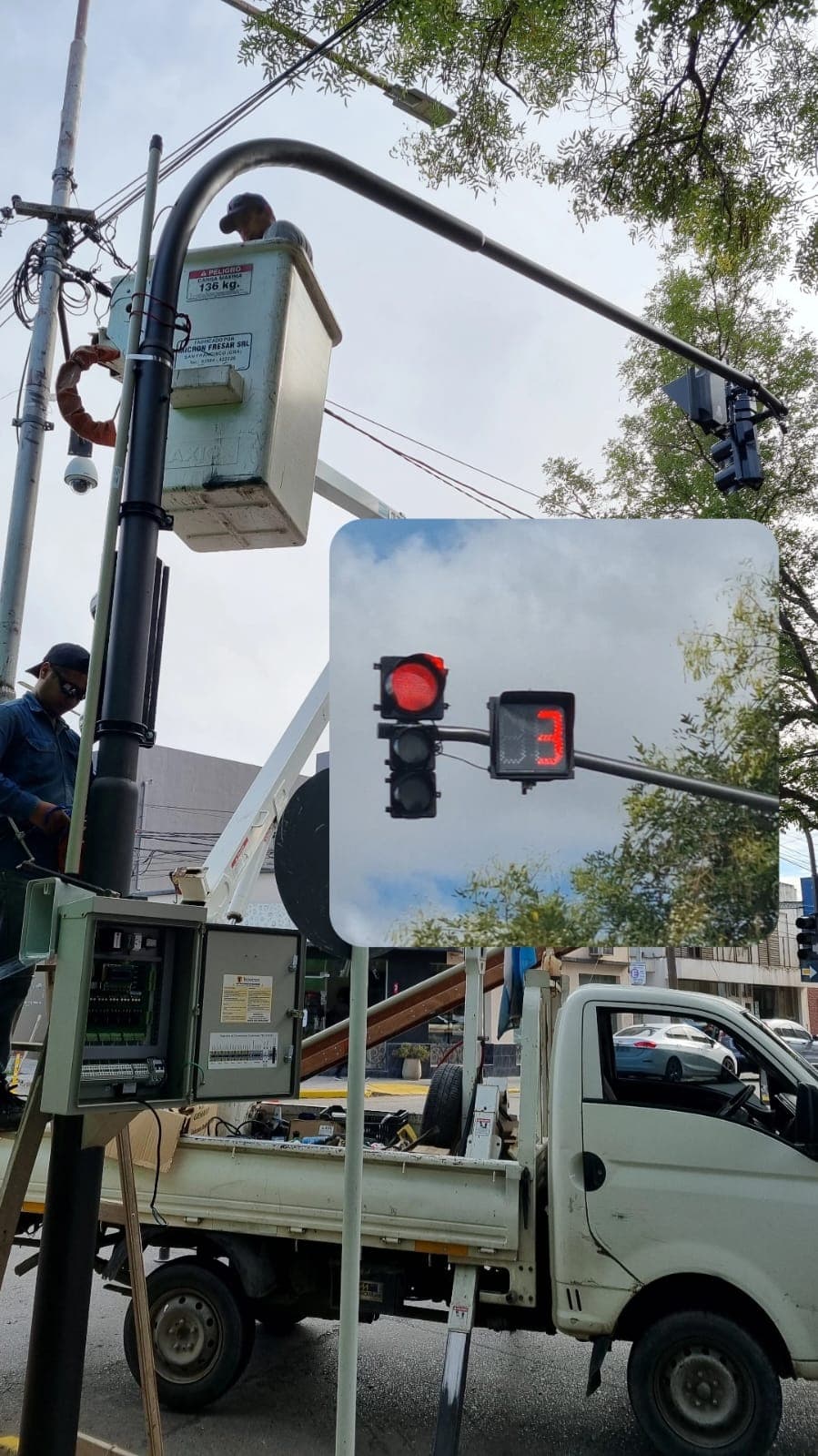 Habilitan los semáforos de calle San Martín Rivadavia y sus intersecciones