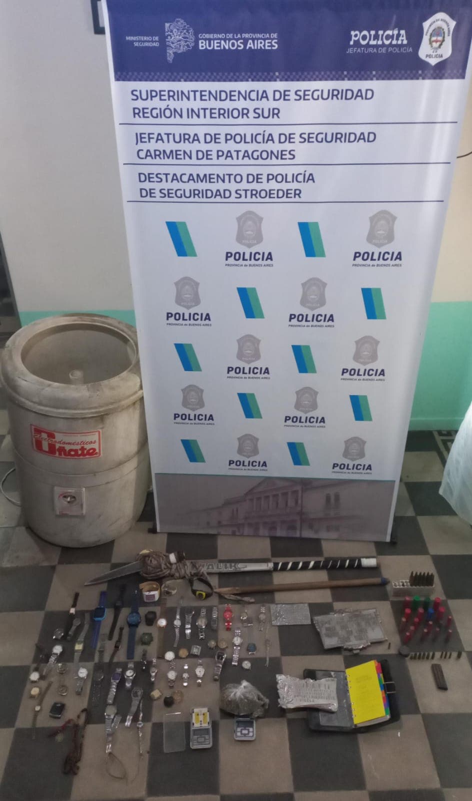 Fue detenido al autor del ataque a los móviles policiales de Stroeder
