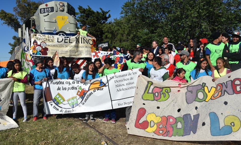 Llegó a Viedma “El tren de los derechos”