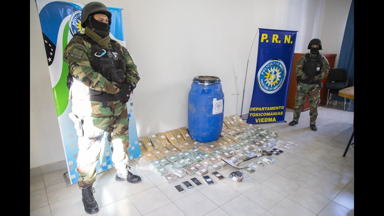 Secuestraron más de 56 kilos de marihuana en Viedma y Patagones