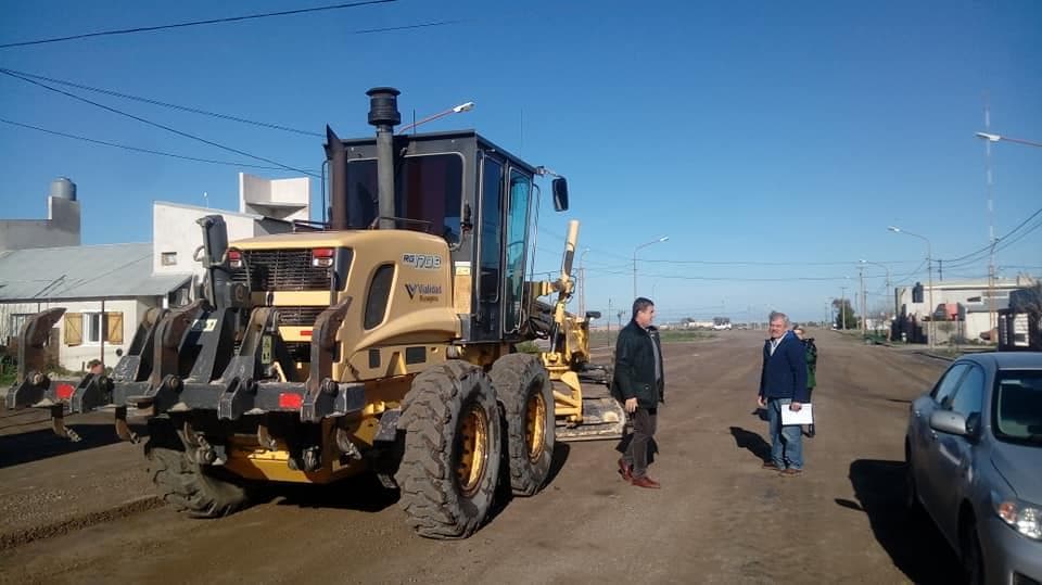 Foulkes recorrió los sectores afectados por la lluvia