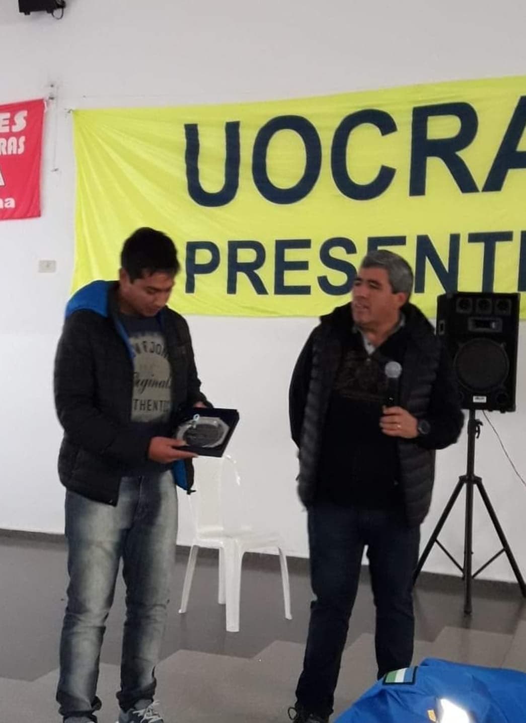 Piden reconocimiento para el joven de la UOCRA que salvó la vida de una beba