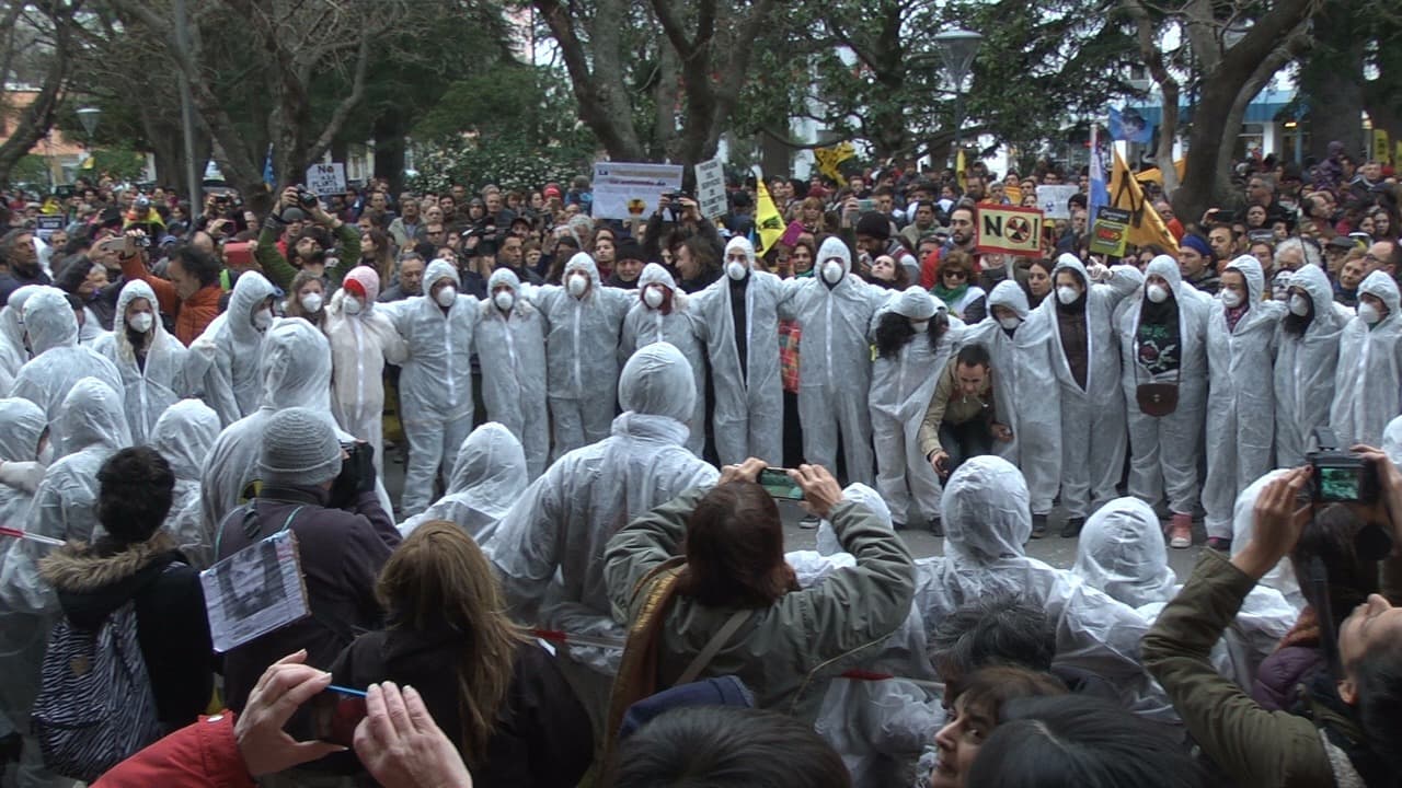 Contra la Planta Nuclear hubo una importante marcha en Viedma