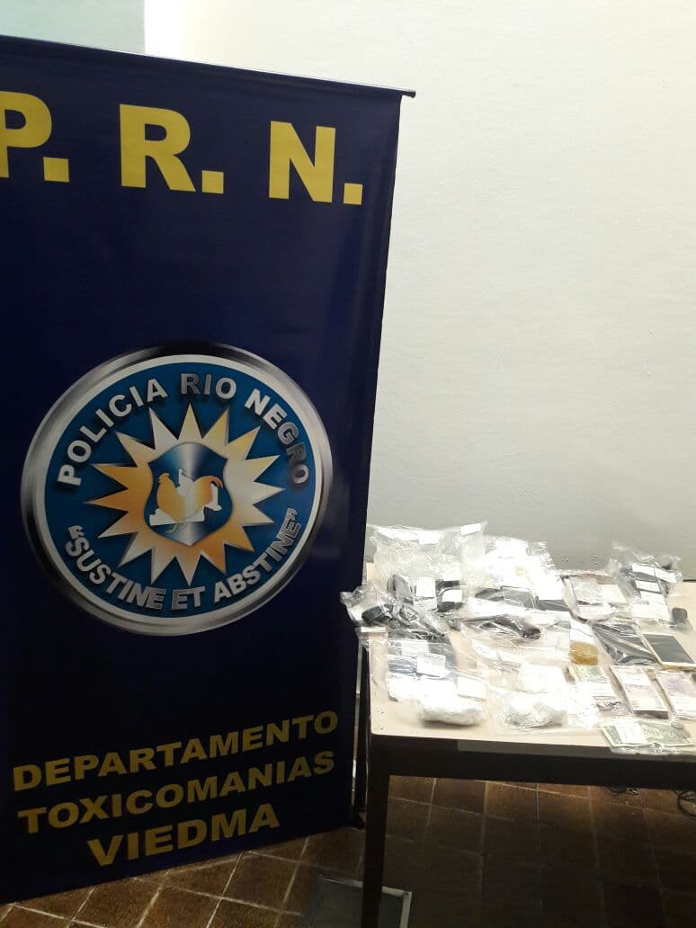 Secuestran cocaína, dinero en efectivo y detienen a una persona en San Antonio Oeste