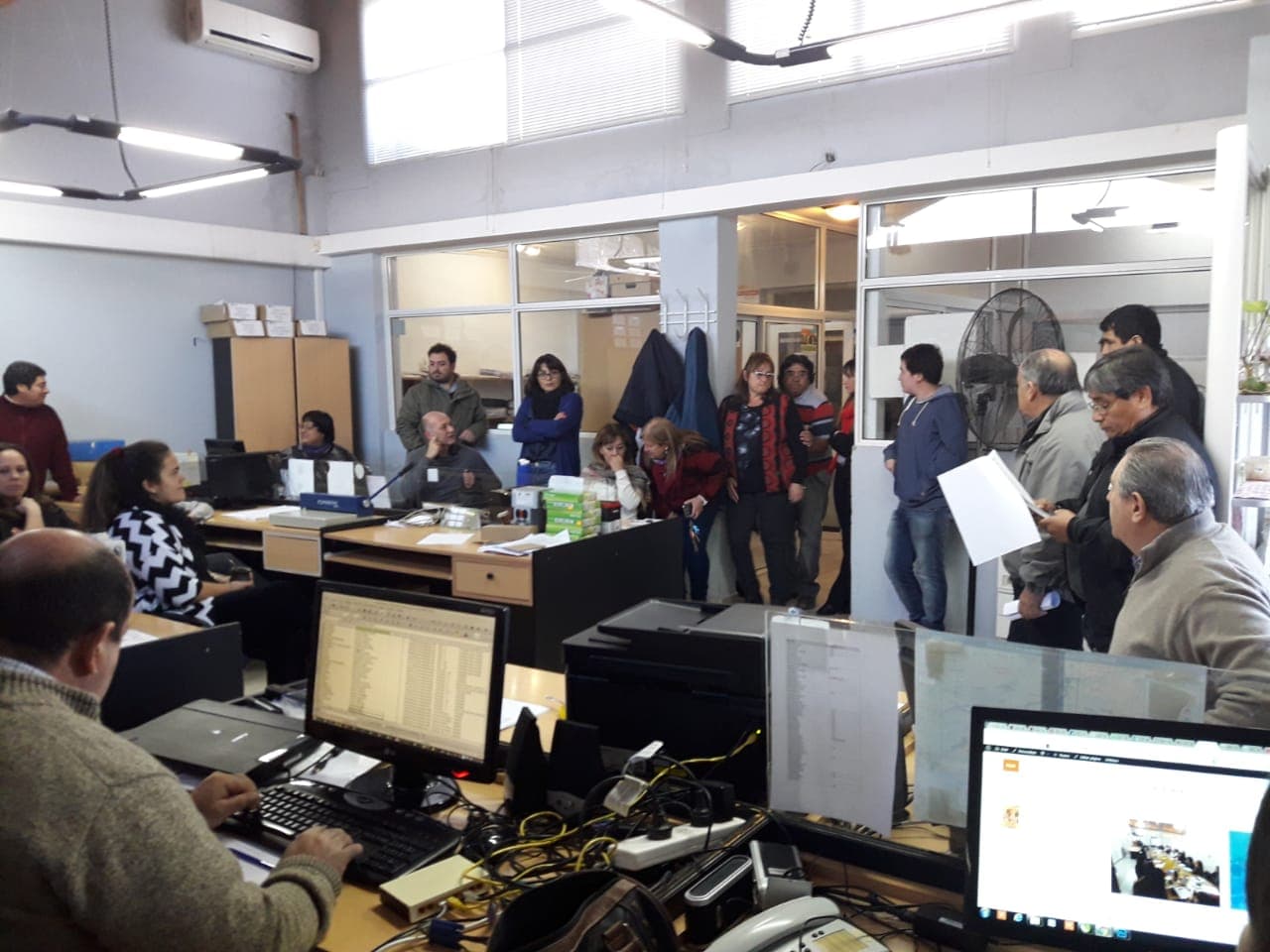 «Todos los trabajadores repudiamos firmemente la actitud irrespetuosa por parte del dirigente Rodolfo Aguiar»